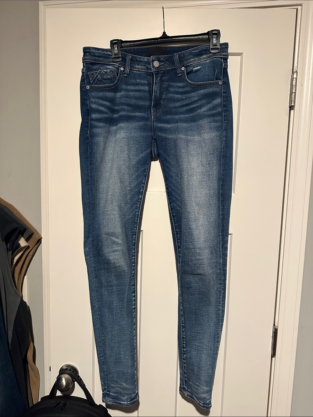 Buckle Black Slim Fit Dark Blue Stretch Jeans